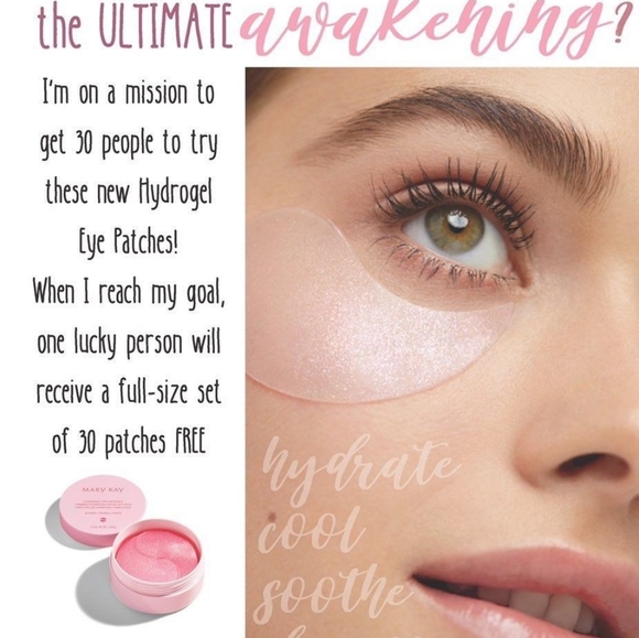 Mary Kay- Hydrogel Eye Patches 30pairs - Picture 3 of 3